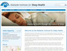 Tablet Screenshot of adelaidesleephealth.org.au